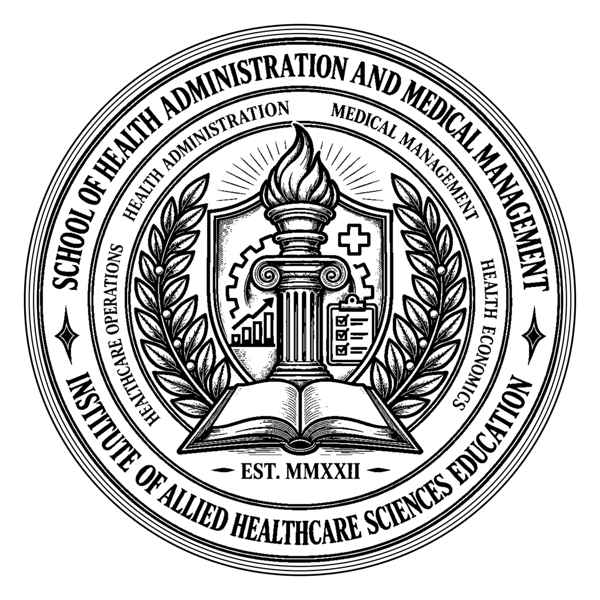 School of Health Administration and Medical Management seal