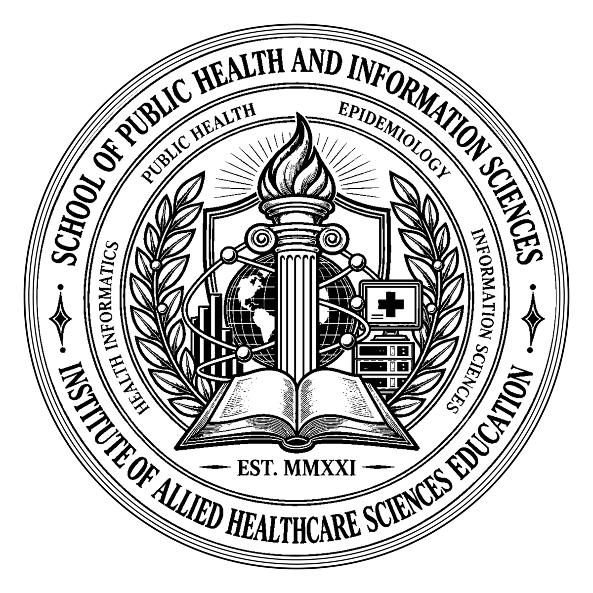 School of Public Health and Information Sciences seal
